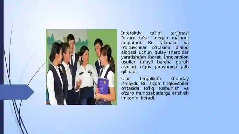 Interaktiv ta'lim tarjimasi 3