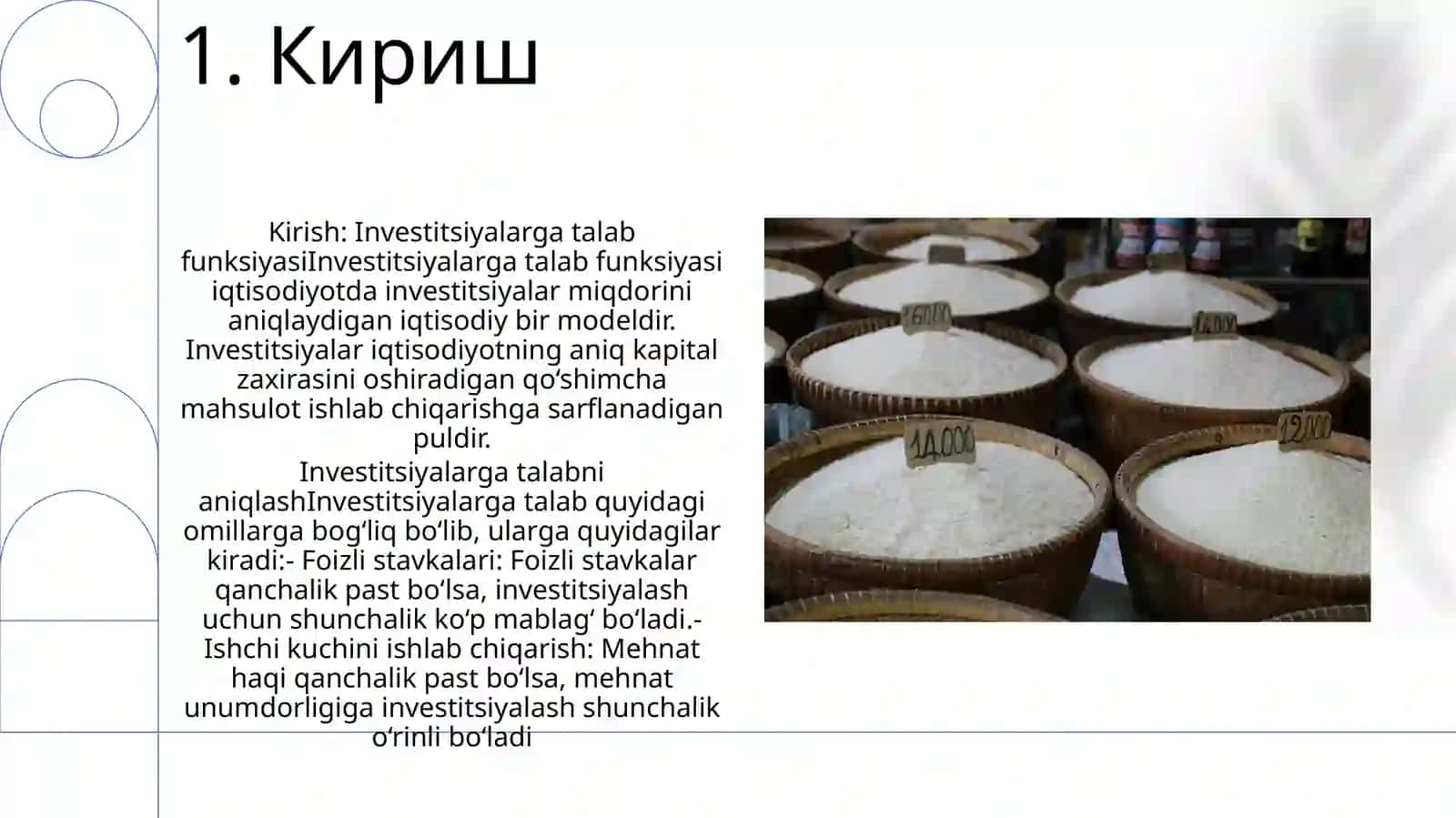Investitsiyalarga Talab Funksiyasi 3