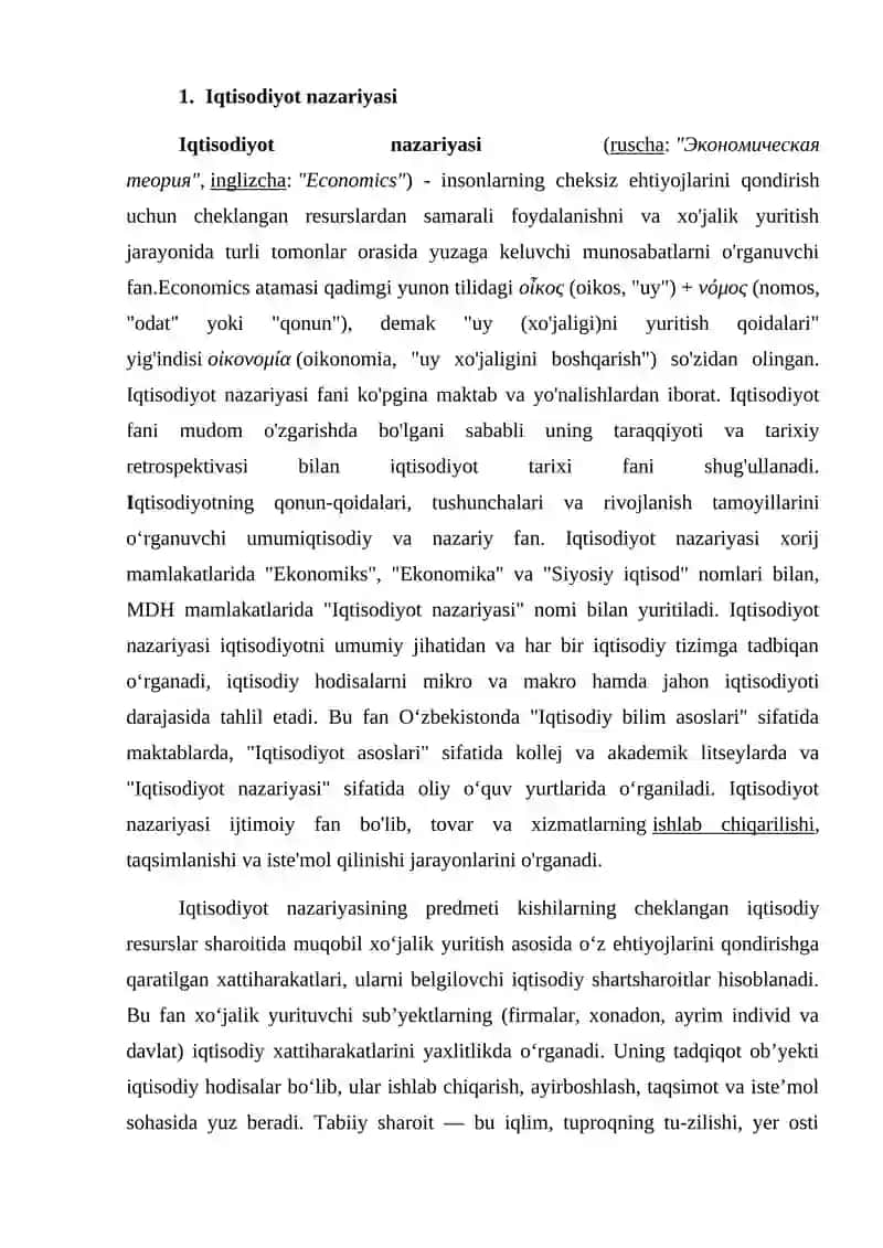 Iqtisodiyot nazariyasi 3