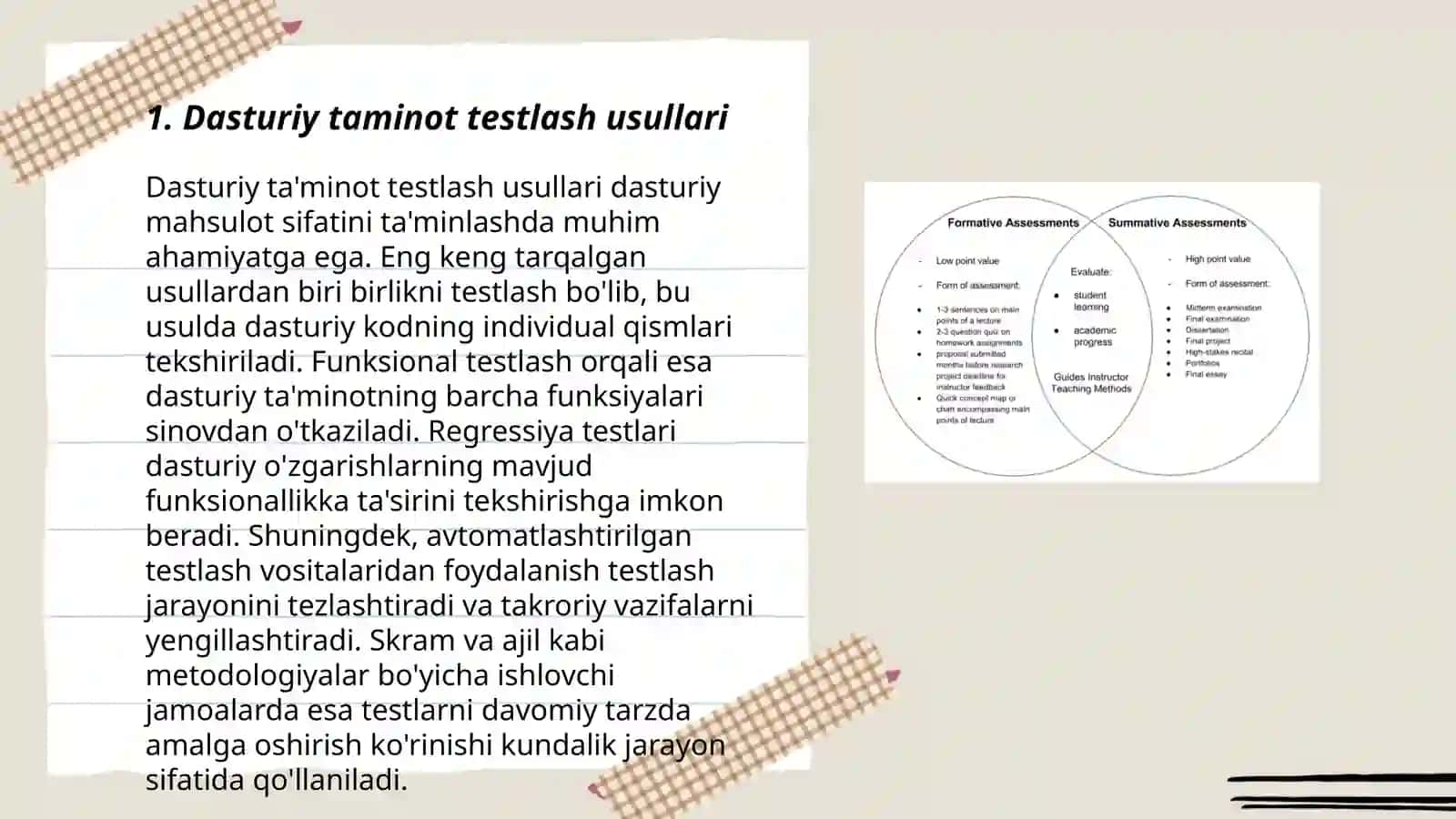 Dasturiy taminot sifatini baholash 3