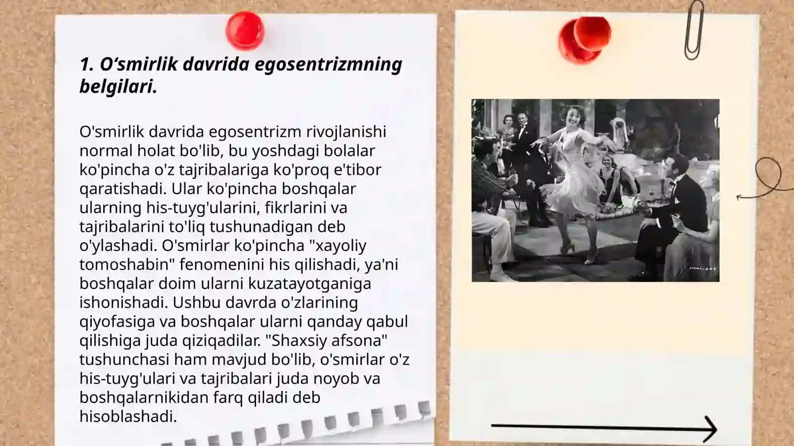 "Oʻsmirlik egosentrizmi"ning namoyon boʻlishi 3