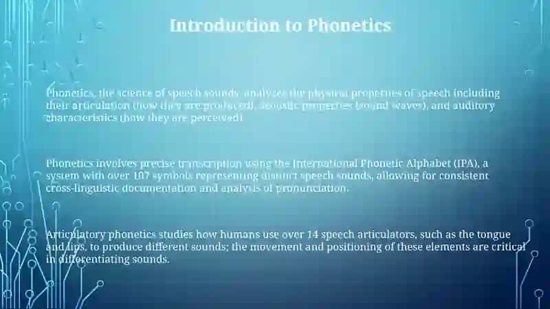 Introduction to Phonetics: The Science of Speech Sounds 3