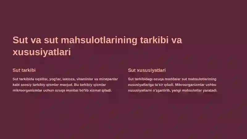 Sut va sut mahsulotlari 3