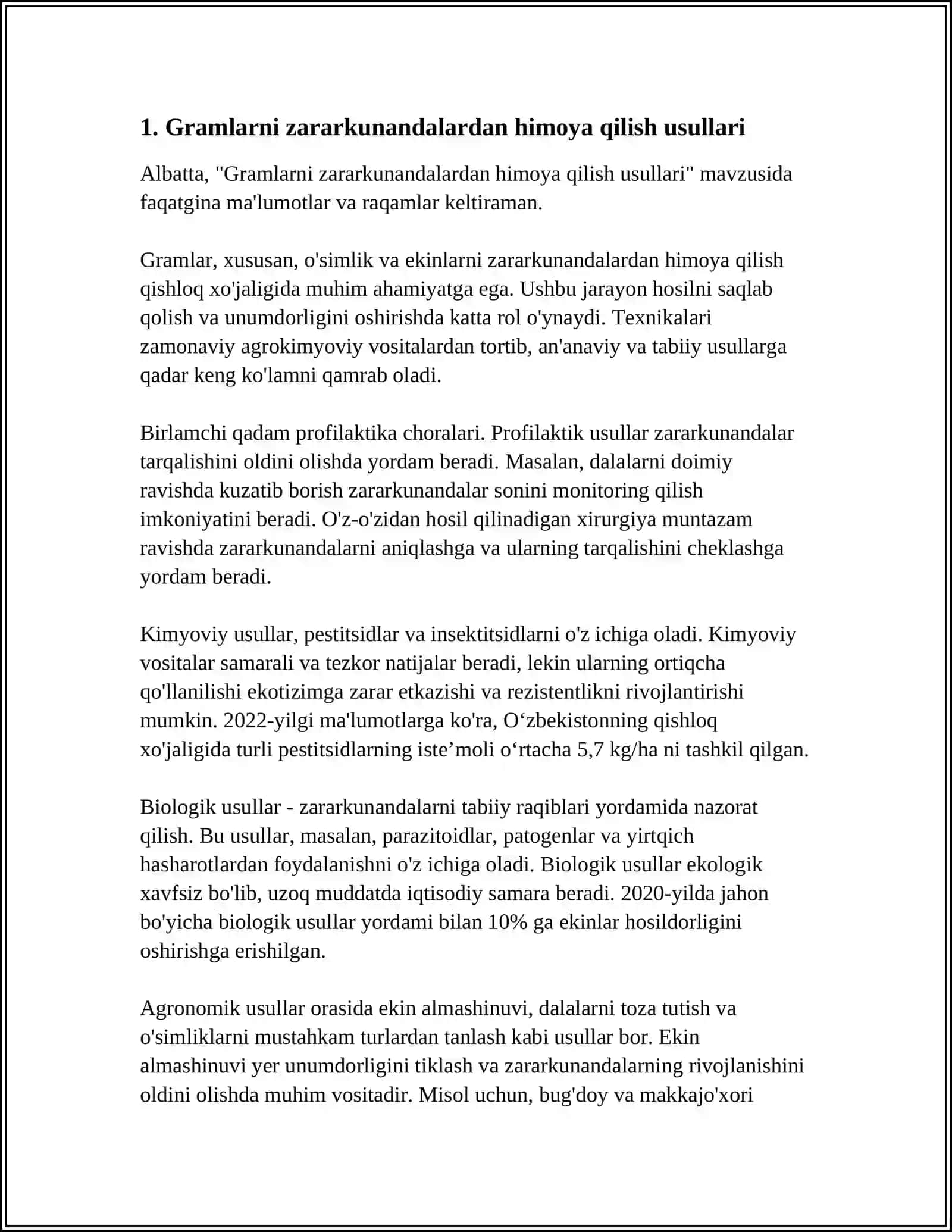 PAXTANI GRAMLAW SAQLASH USULLARI 3
