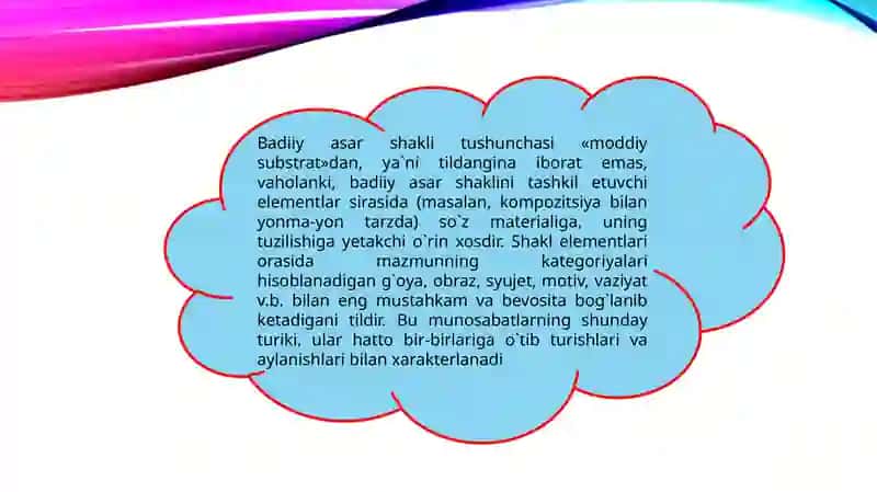 Badiiy asar tilini o‘rganish muammolari 3