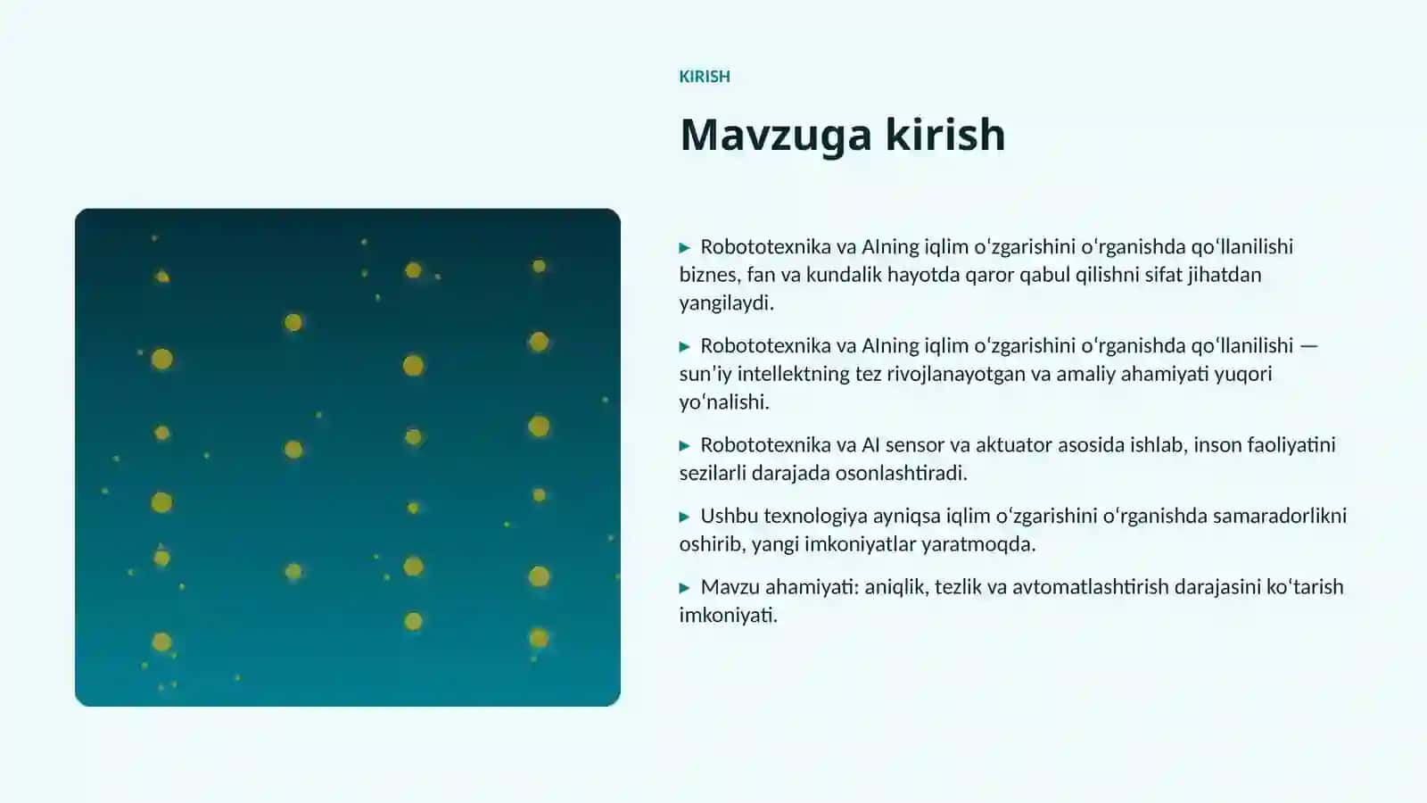 Robototexnika va AIning iqlim oʻzgarishini oʻrganish 3