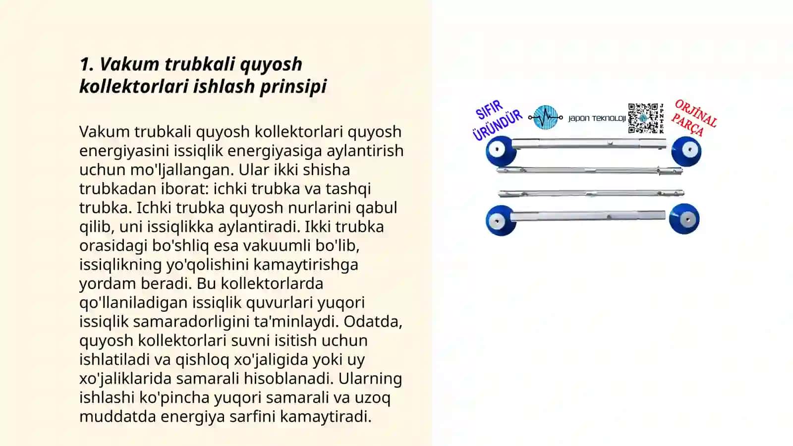 Vakum trubkali quyosh kollektorlari 3