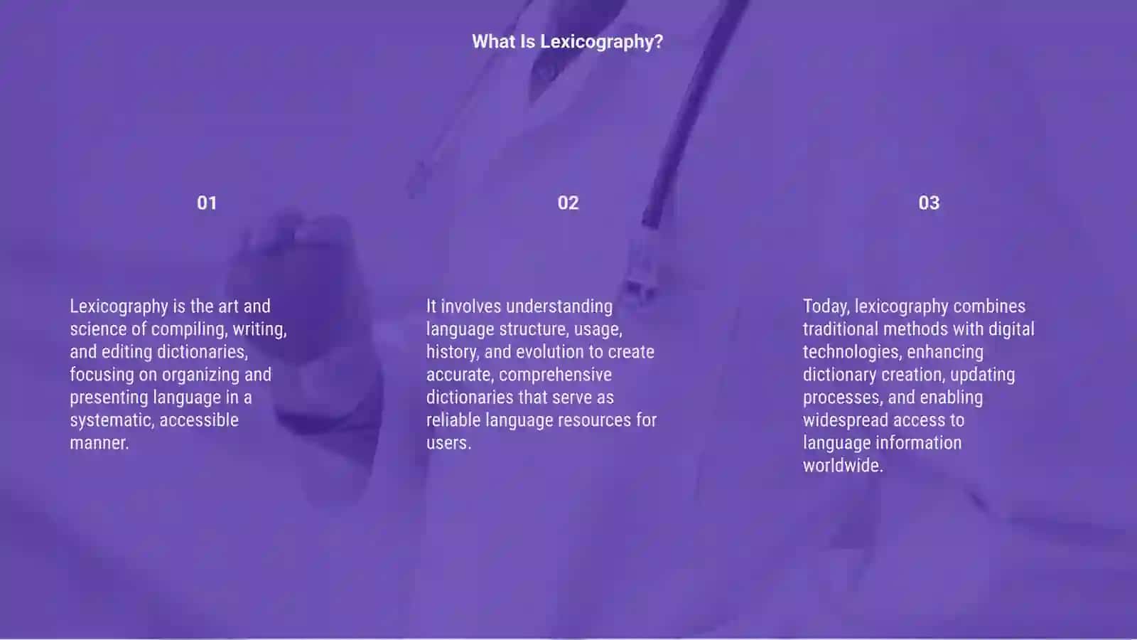 Introduction to the science of lexicography 3