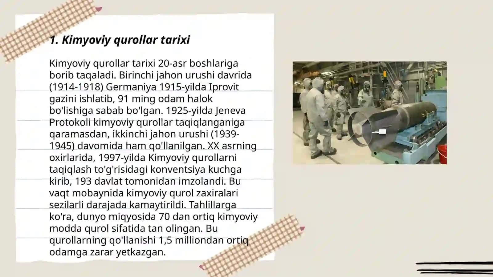 Kimyoviy qurollar va ularning turlari vazifalari 3