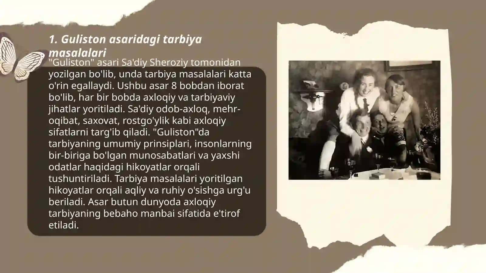 Guliston asaridagi tarbiya masalalari 3