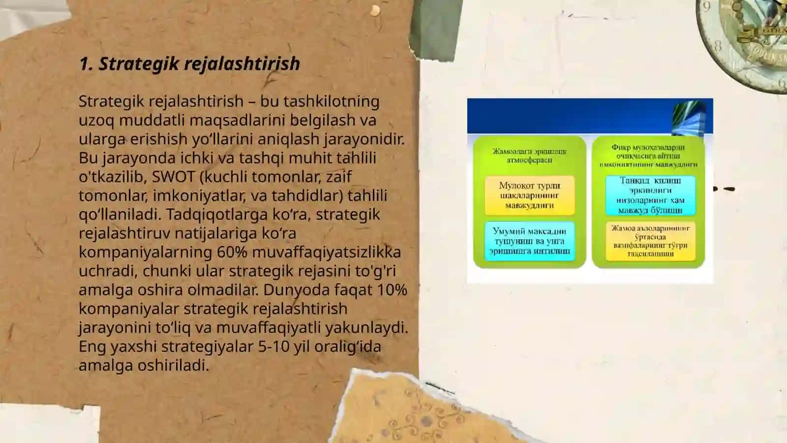 Strategik boshqaruv vazifalari 3
