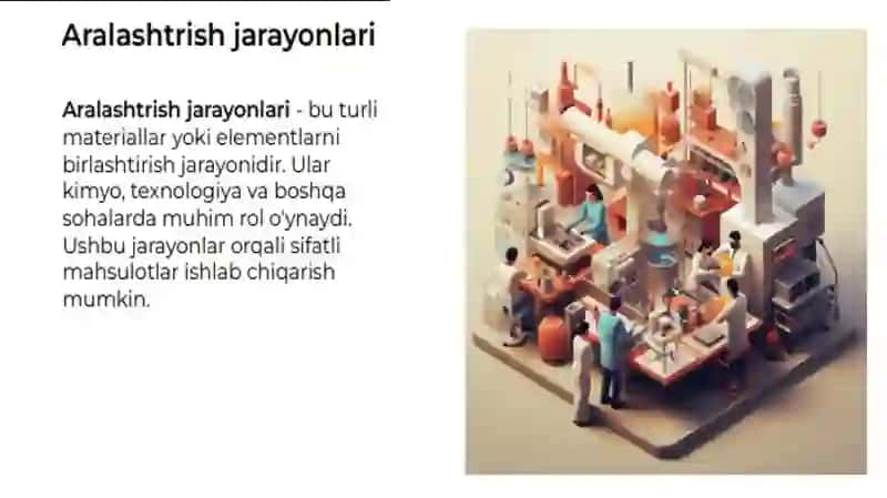 Zamonaviy aralashtirish apparatlari 3