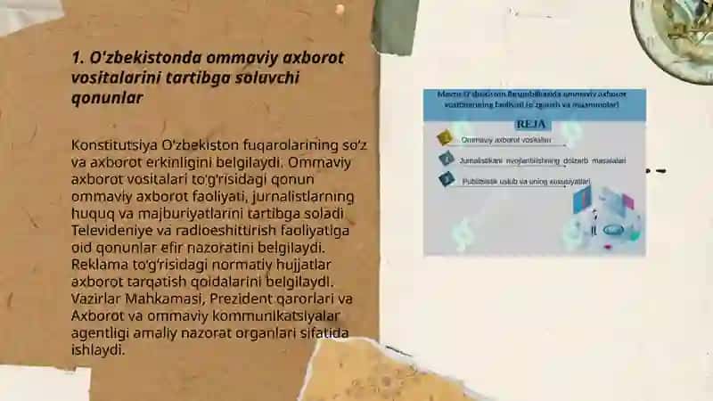 Oʻzbekiston respublikasining ommaviy axborot vositalarining faoliyati 3