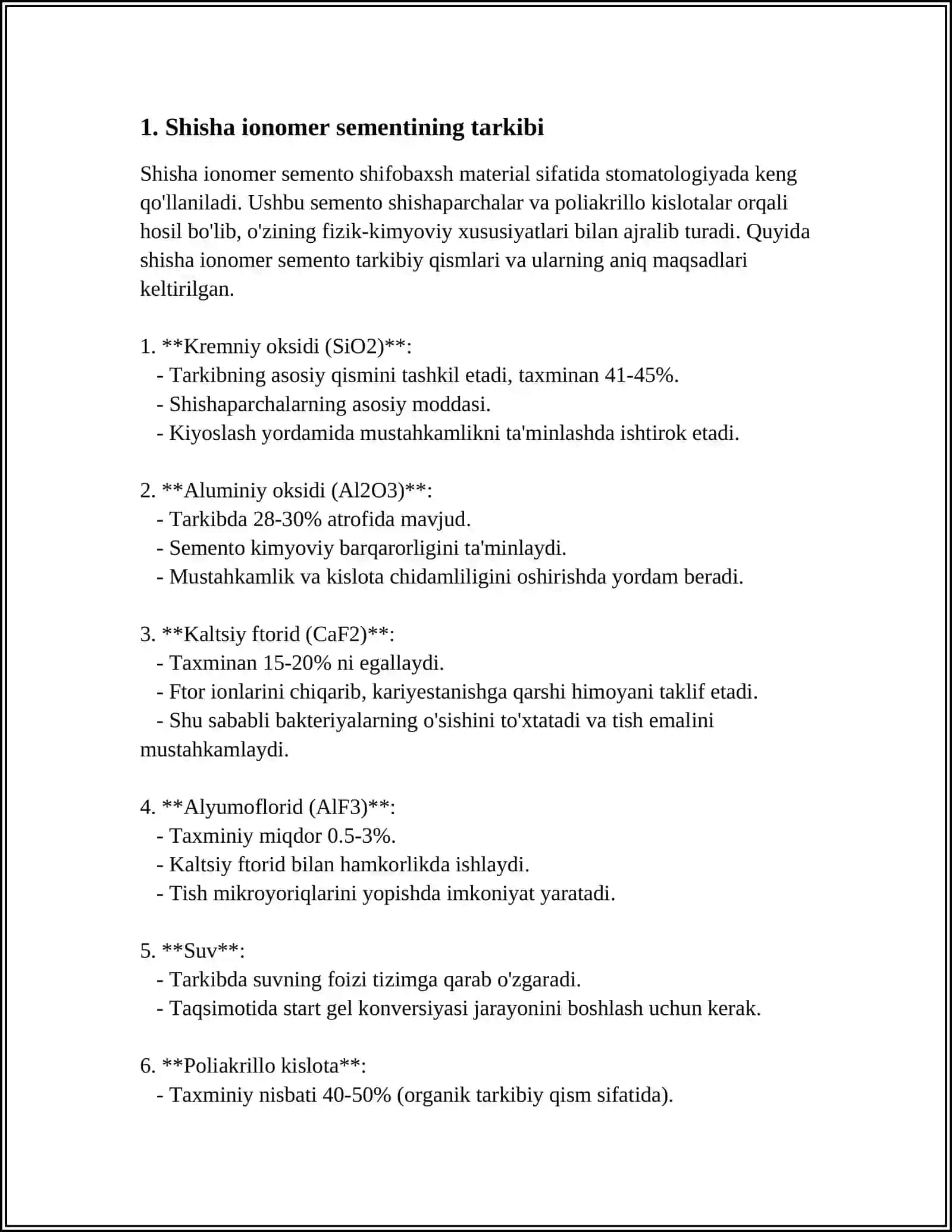 SHISHA IONOMER SEMENT 3