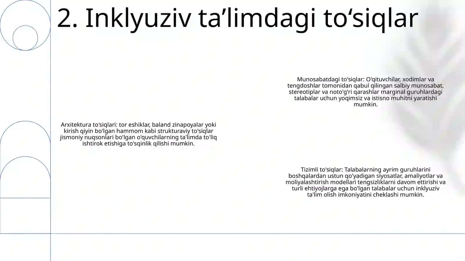 Inkuliziv Ta'limning Umumiy Masalari 3