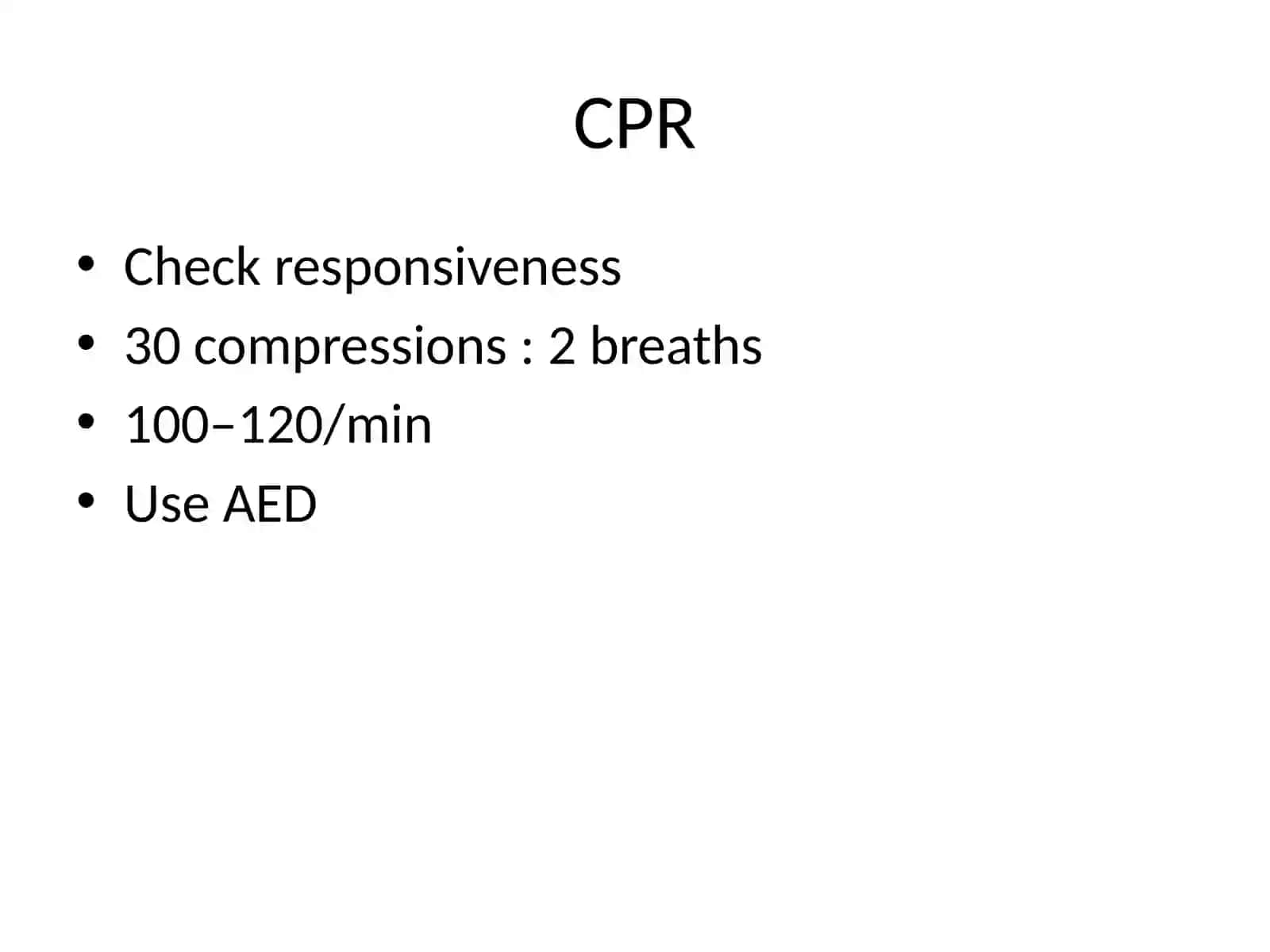 First Aid Procedures 3