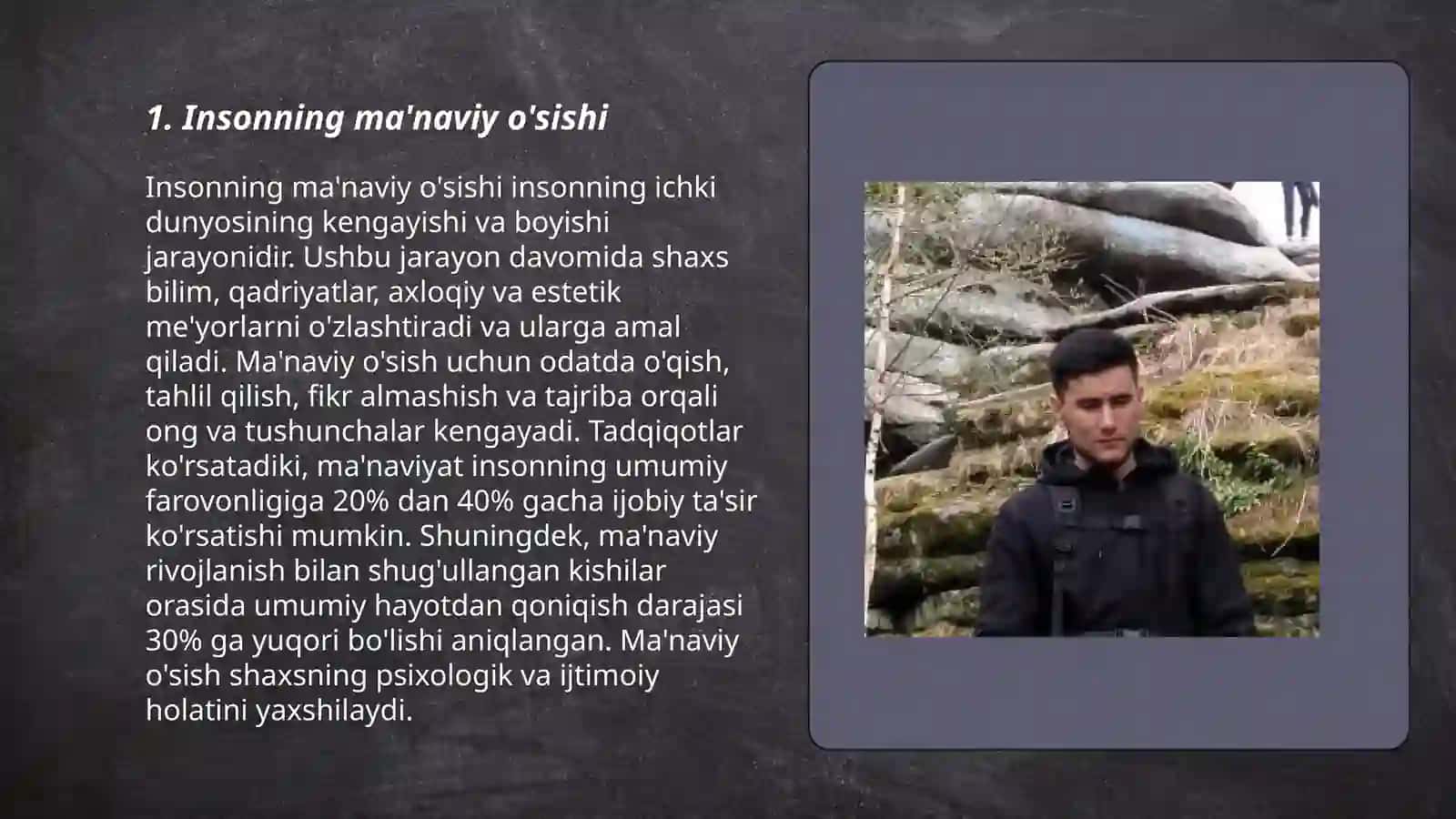 Insonning ma'naviy o'sishi 3