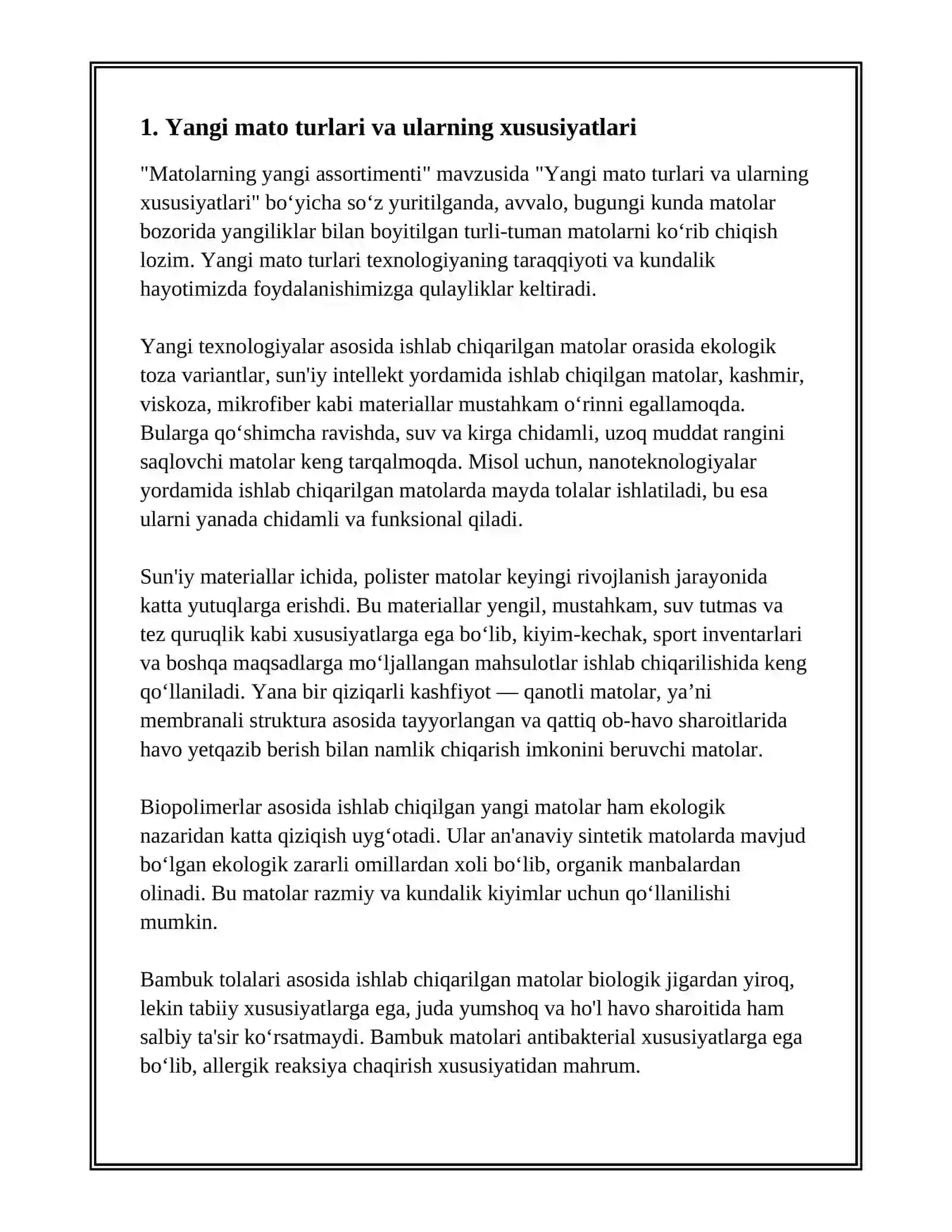 Matolarning yangi assortimenti 3