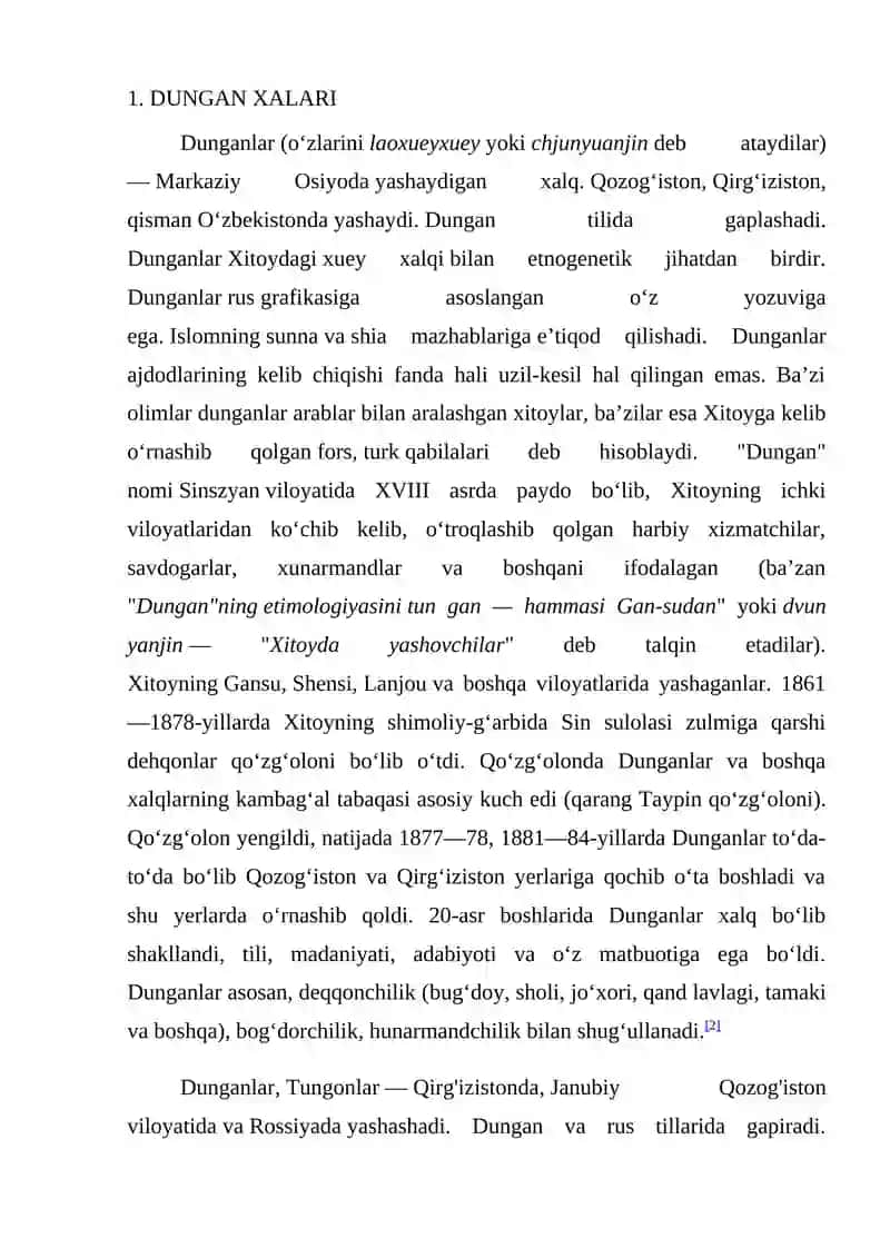 DUNGAN XALQLARI ETNOLOGIYASI 3