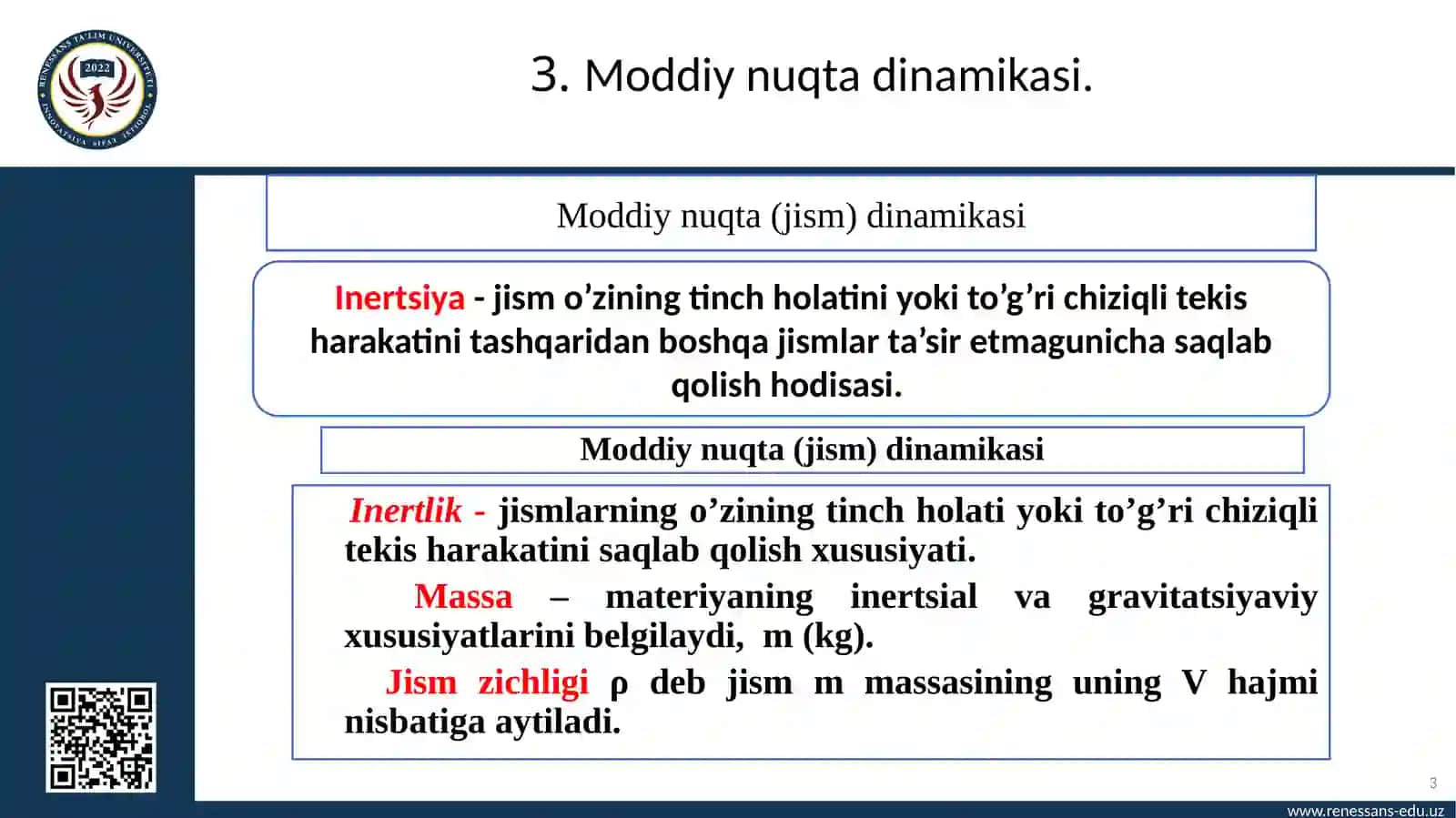 Moddiy nuqta dinamikasi 3
