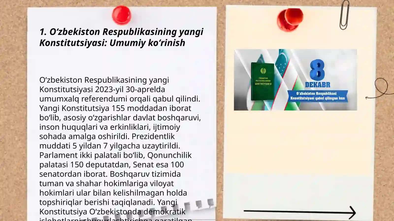 Oʻzbekiston Respublikas yangi tahrirdagi konstitutsiyasining tuzilishi oʻziga xos xususiyatlari va prinsiplari 3