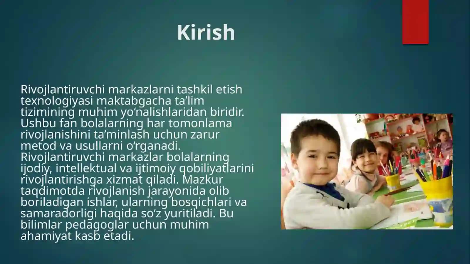 Rivojlanish jarayonida olib boriladigan ish jarayoni 3