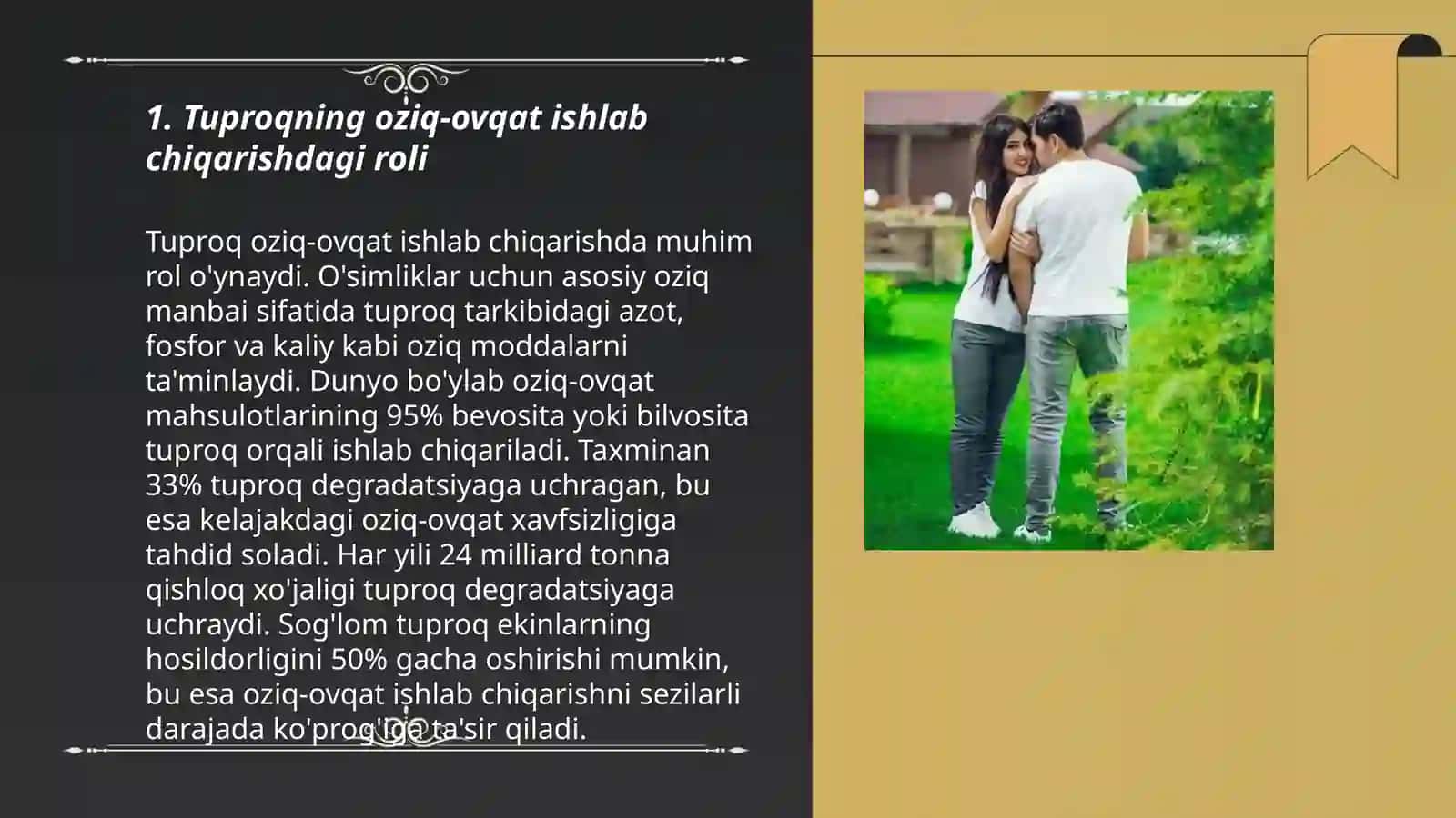 Tuproqlarning inson xayotidagi roʻli 3