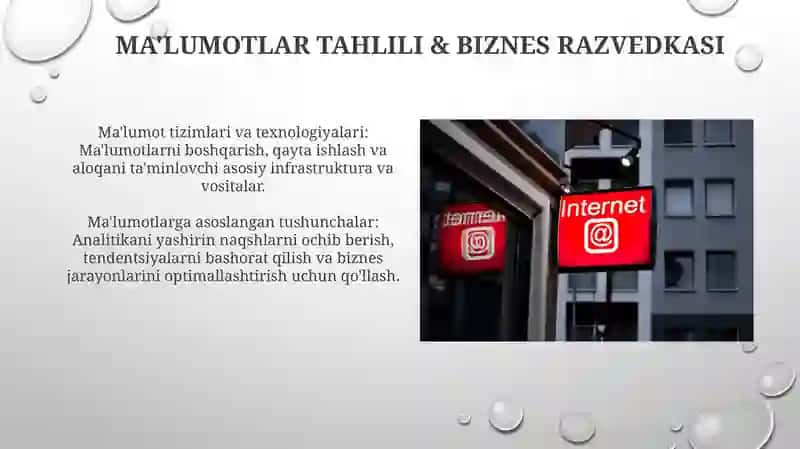 Axborot tizimlari va texnologiyalari 3
