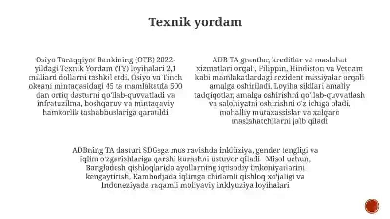 Osiyo Taraqqiyot Banki 3