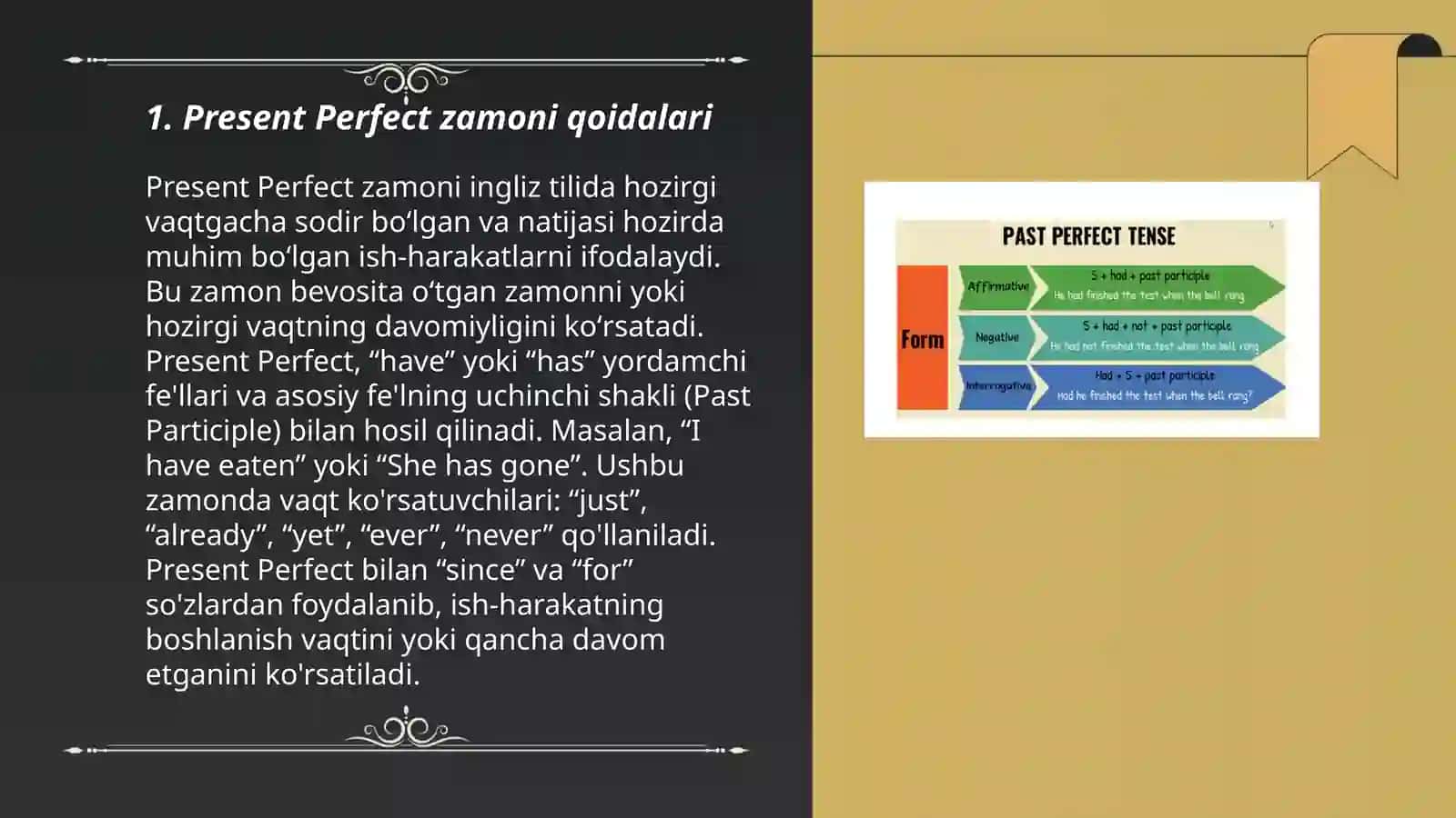 Present perfekt 3