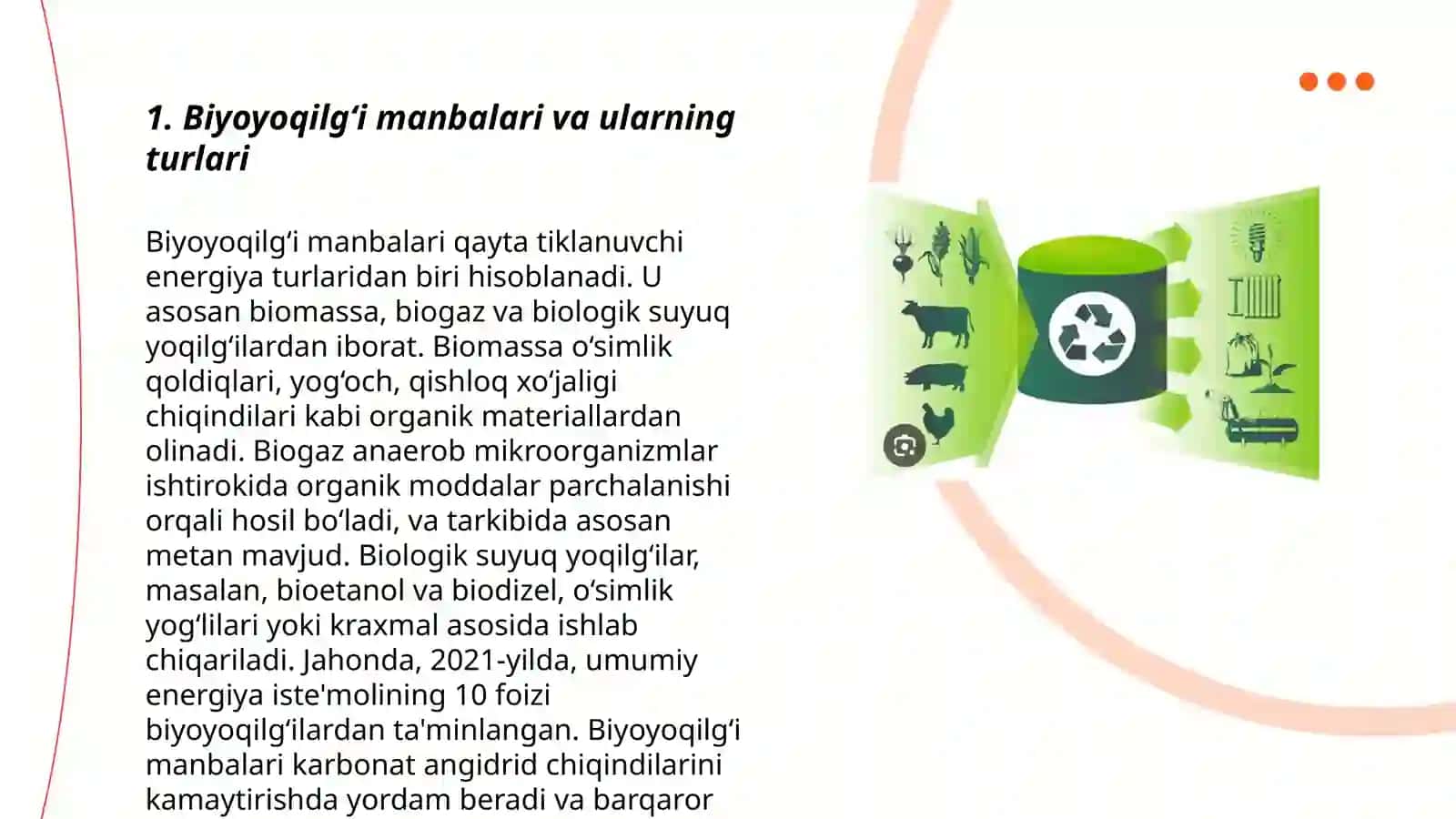 Biyoyoqilg‘i manbalari va ularning turlari 3