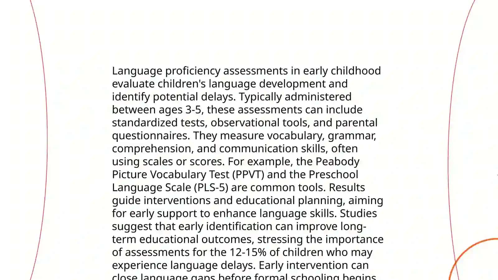 Language Proficiency Assessment in Early Childhood 3