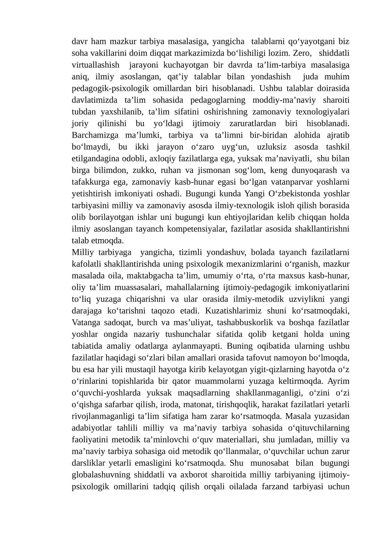 “Milliy tarbiya asoslari” fan sifatida 3