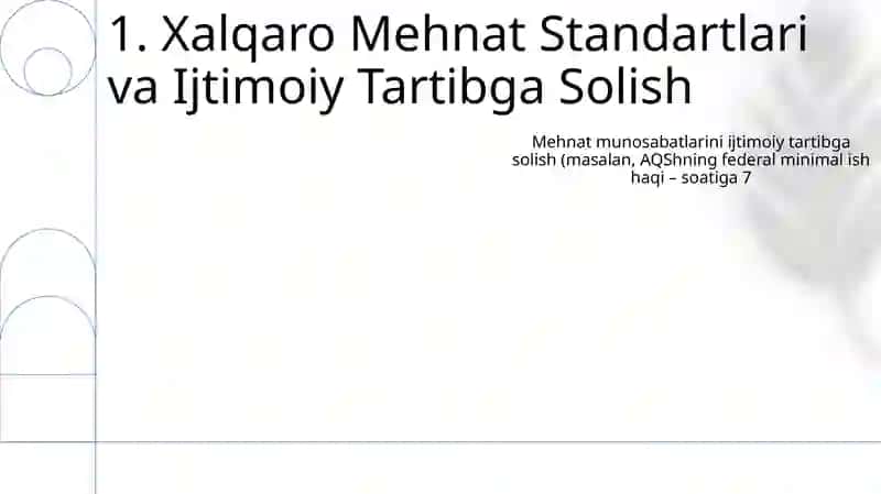 Mehnat hulq-atvorini ijtimoiy tartibga solish 3