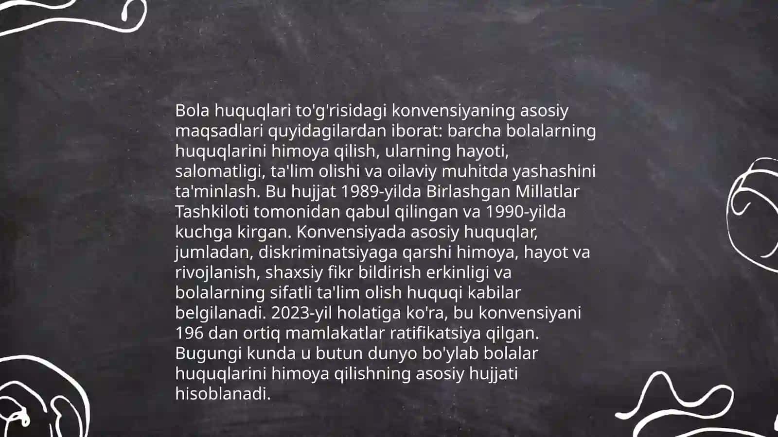 Bola huquqlari to'g'risidagi konvensiya 3