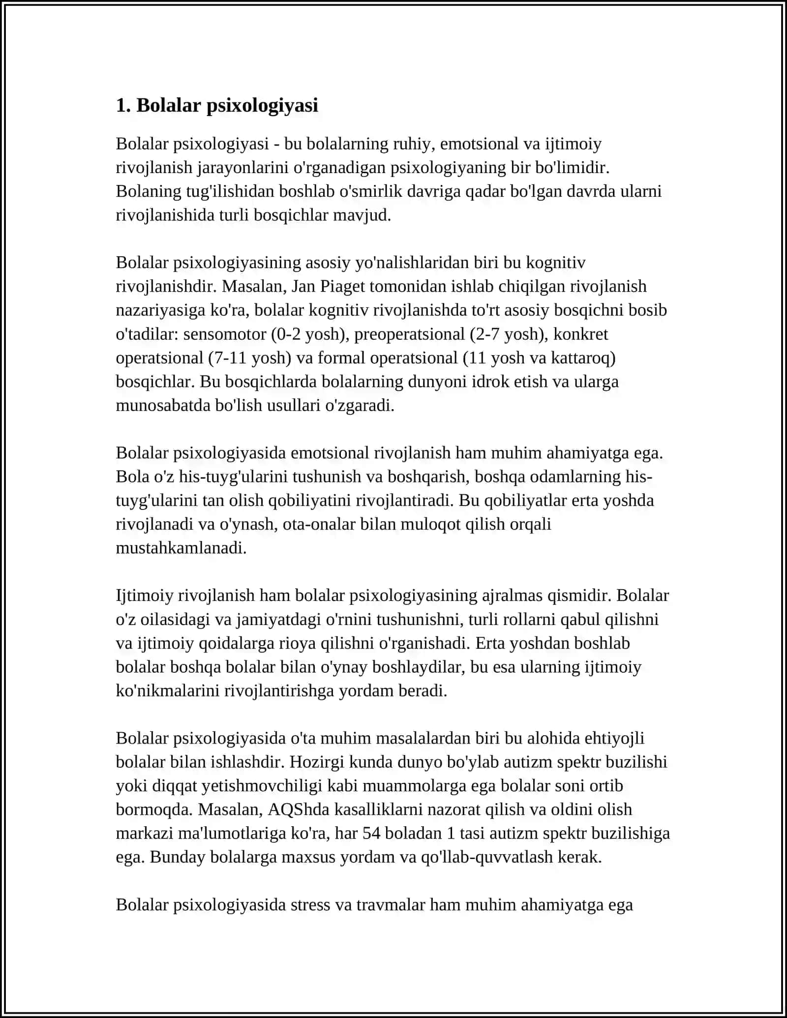 Bolalar psixologiyasi 3