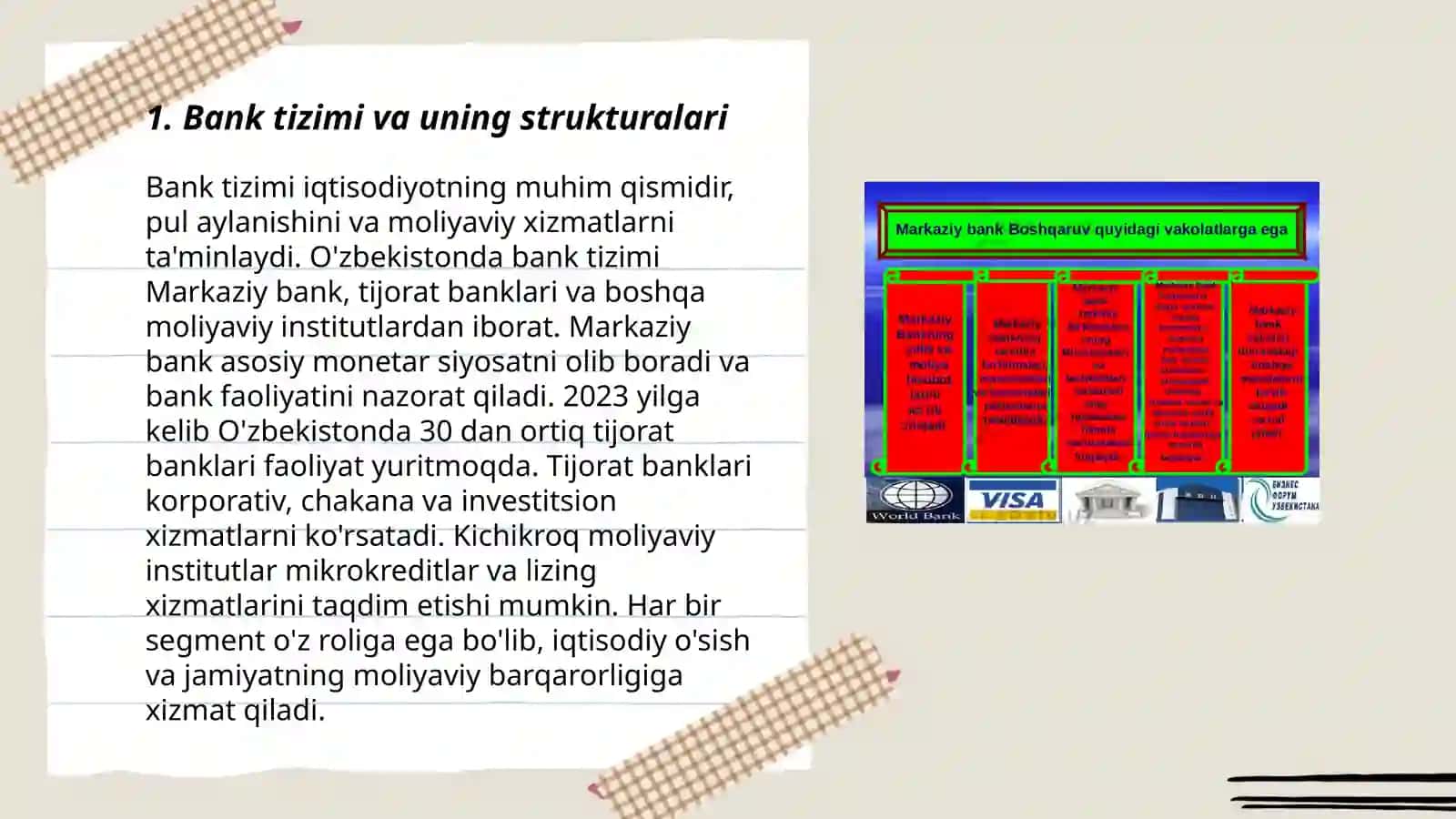Bank va bank faoliyati 3