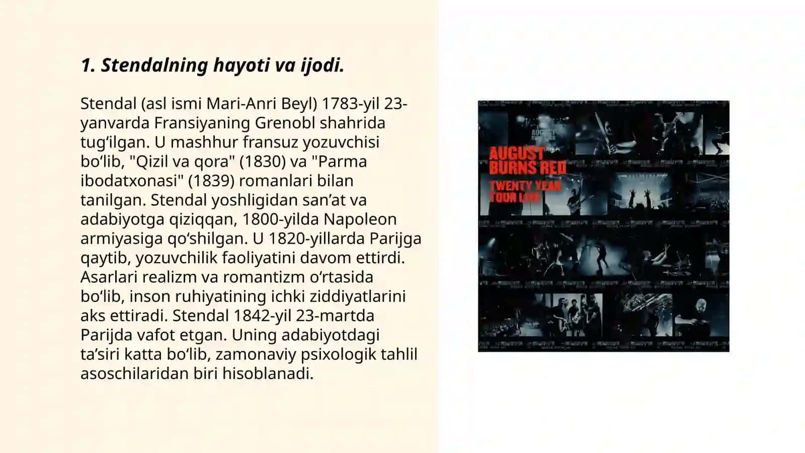 Stendalning "Qizil va Qora" asari haqida 3