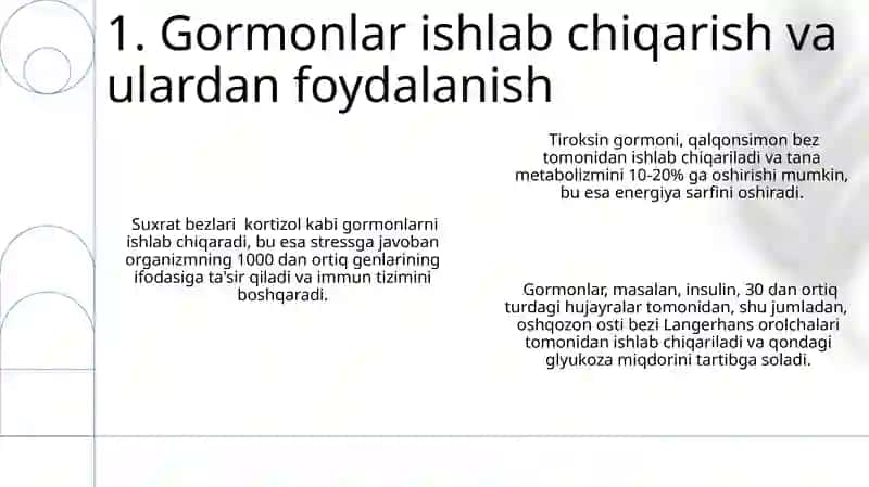 Gormonlar, Vitaminlar, Aminokislotalar va Fermentlar 3
