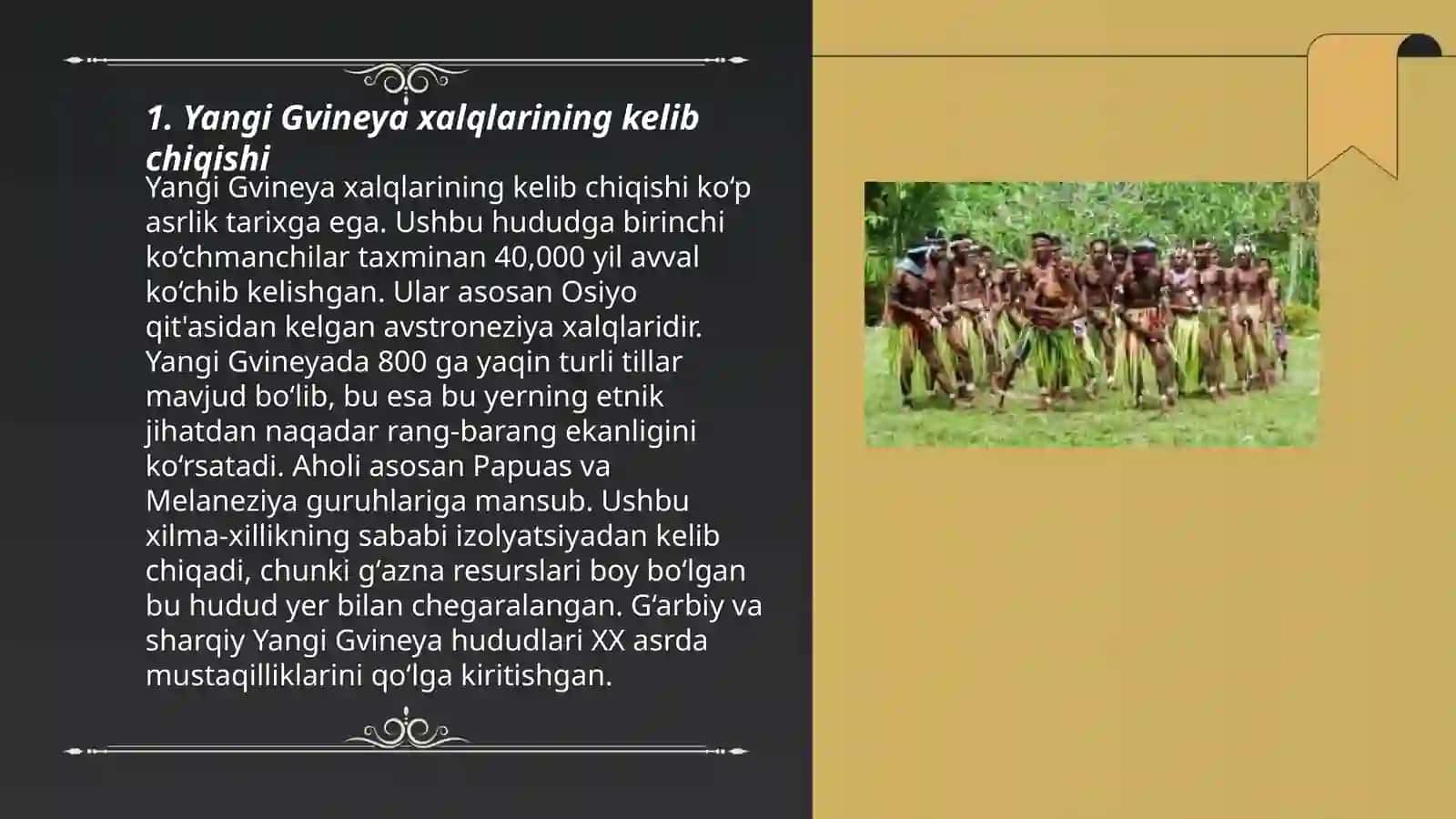 Yangi Gvineya xalqlari etnalogiyasi 3