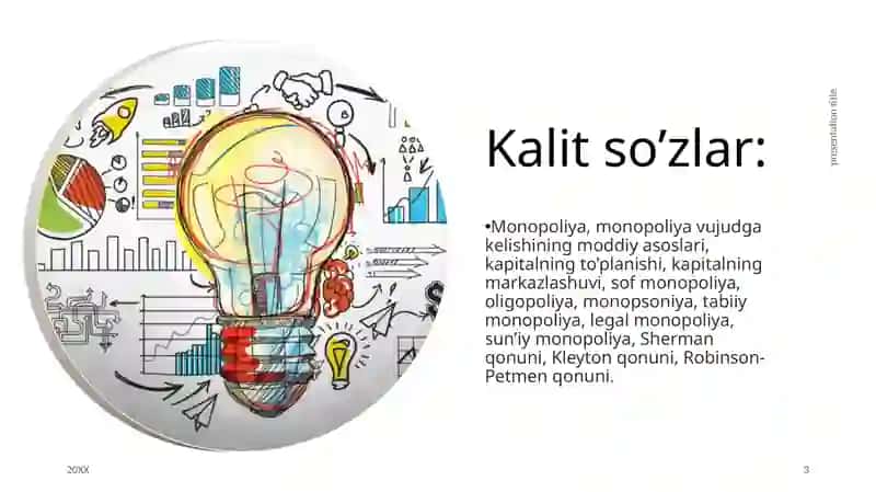 MONOPOLIYALARNING IQTISODIY ASOSLARI VA ULARNING TURLARI 3