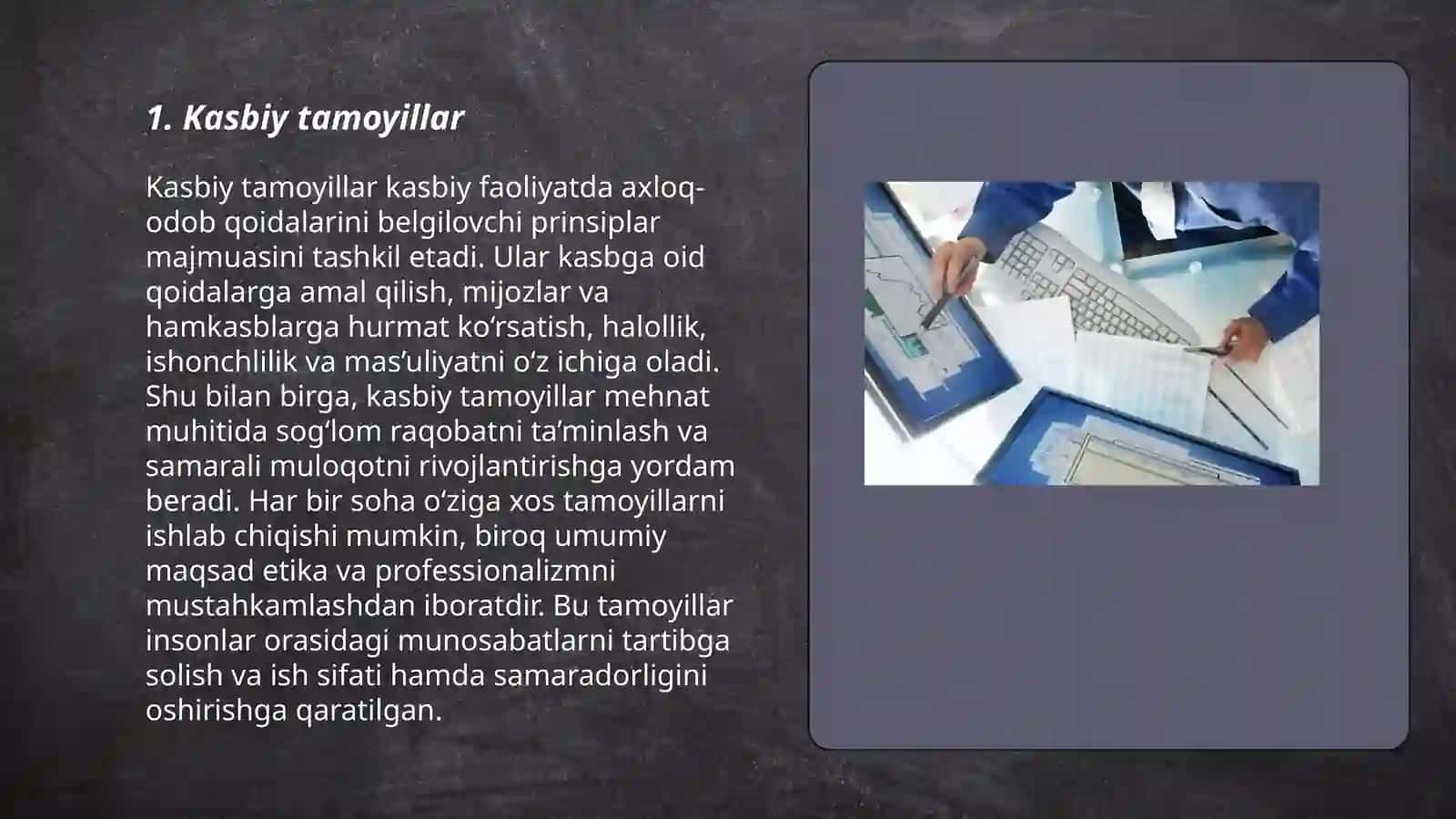 Auditorlik kasbining axloqiy talablari 3