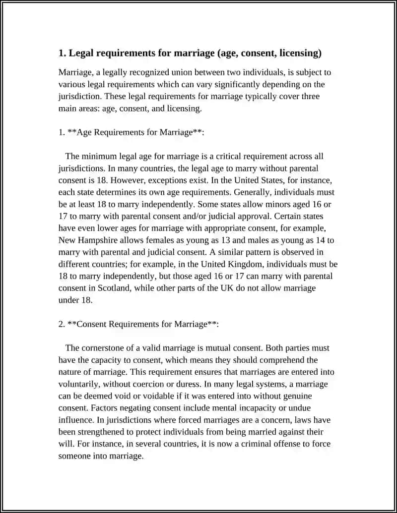 MARRIAGE AND DIVORCE 3