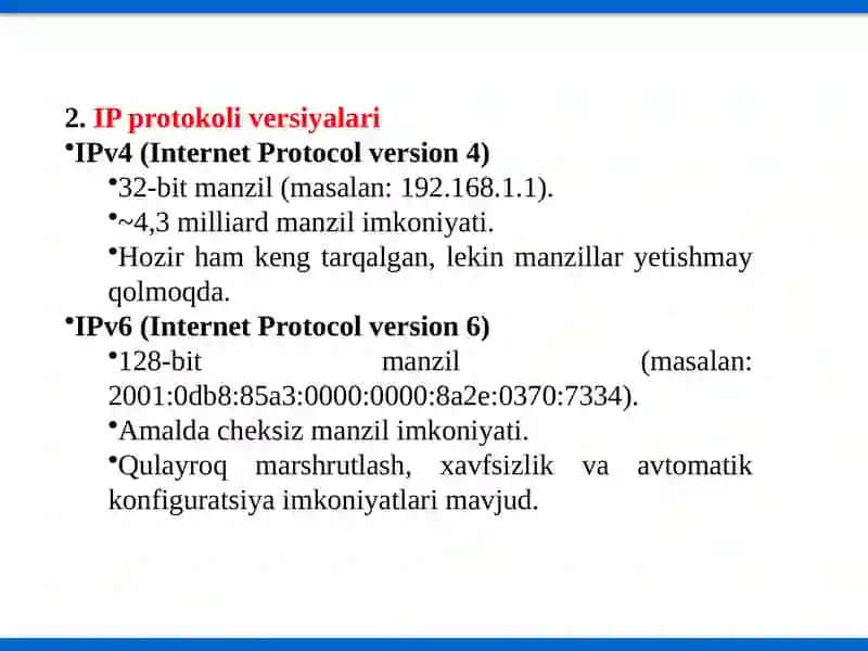 IP protokolivamarshrutlash 3
