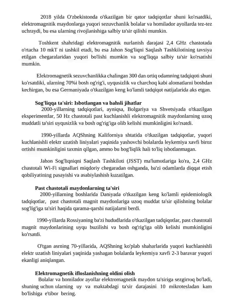 Elektromagnit maydonning insonlarga tasiri 3