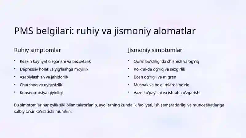 Premenstrual Sindrom (PMS) 3
