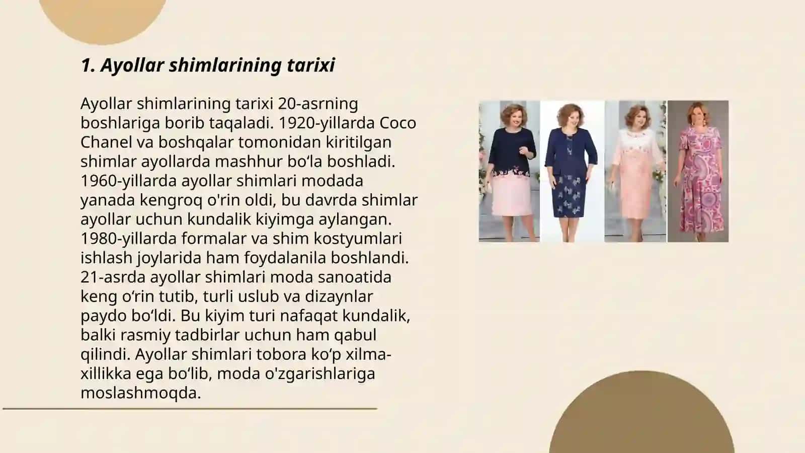Ayollar shimni modellashtirish 3