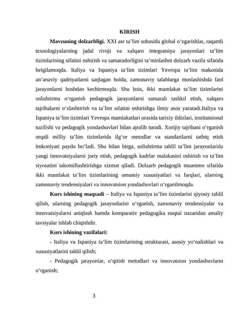 ITALIYA VA ISPANIYA TA’LIM TIZIMI 3