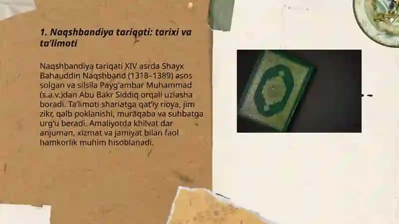 Islom tasavvuf tariqatlari 3