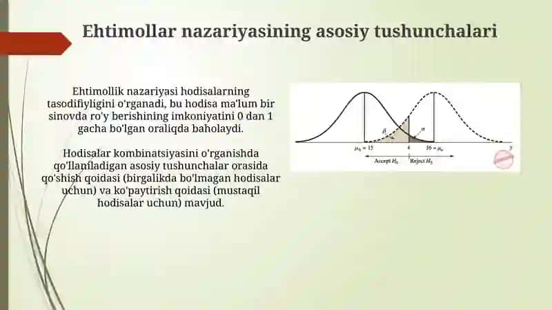 Ekonometrikada ehtimollar nazariyasi va matematik statistika 3